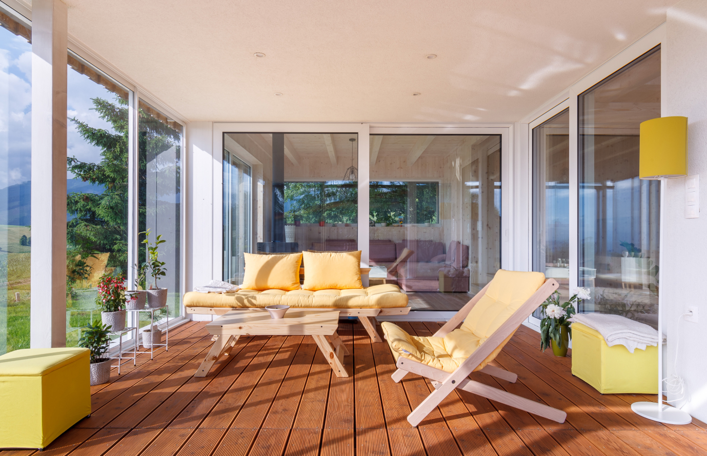 Pohled Na Zimní Zahradu