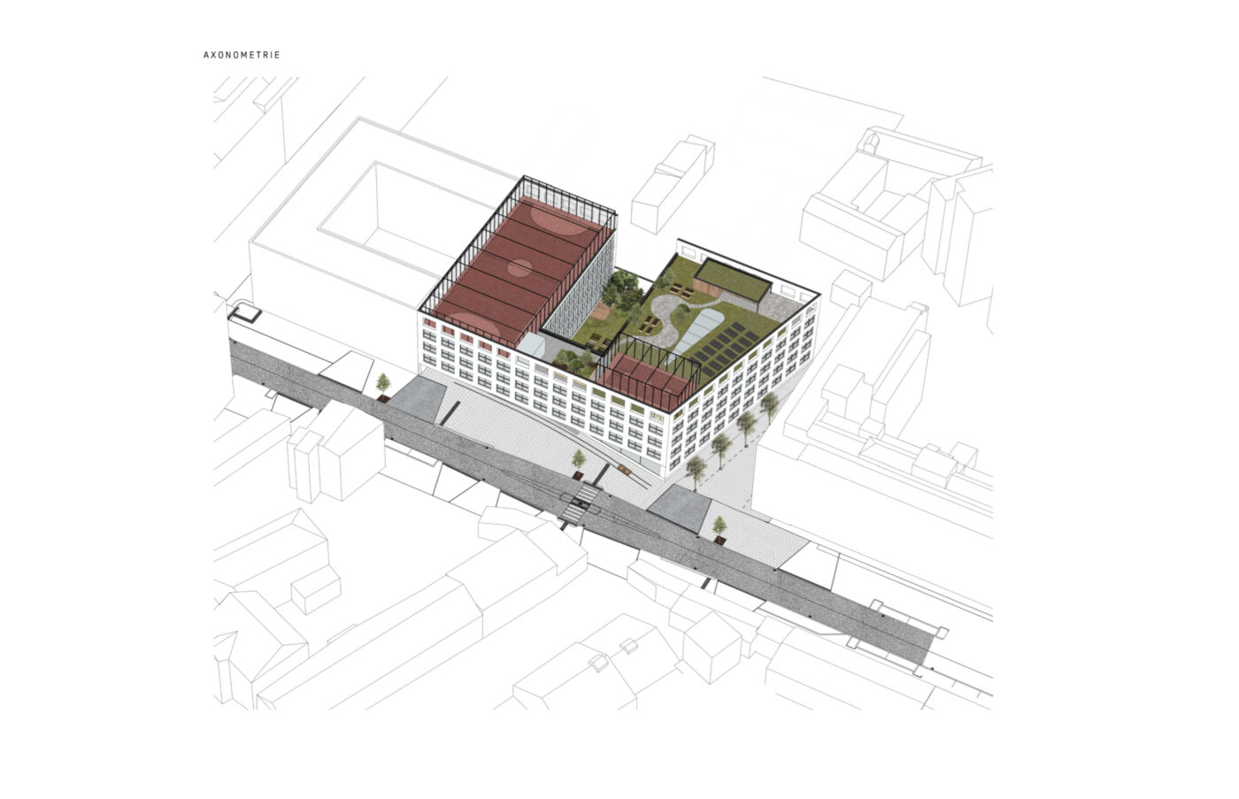 Vizualizace ZŠ Holešovice