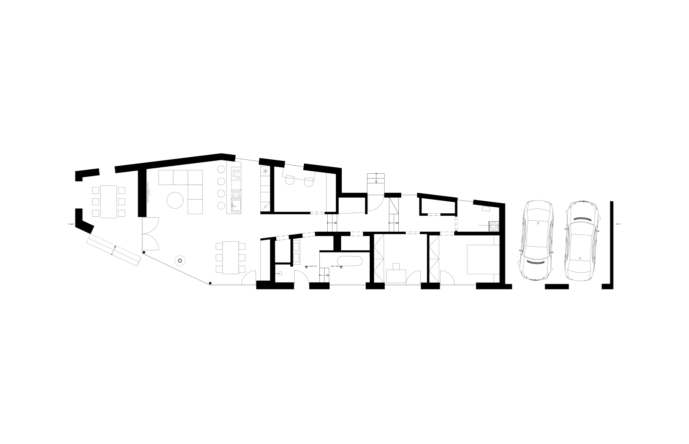 Půdorys dřevostavby